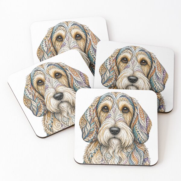 Item preview, Petit Basset Griffon Vendéen designed and sold by PaintedbyCarol.