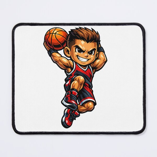 Item preview, Basketball Player Cartoon designed and sold by AlexLineArt.