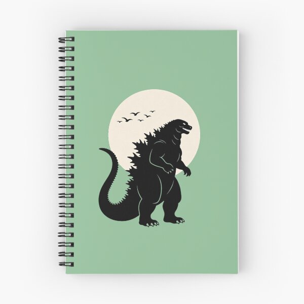 Item preview, Japandi Dino Moon | Minimalist Kaiju Wall Art designed and sold by Syrupulse.