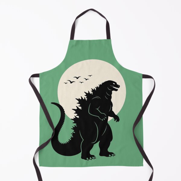 Item preview, Japandi Dino Moon | Minimalist Kaiju Wall Art designed and sold by Syrupulse.