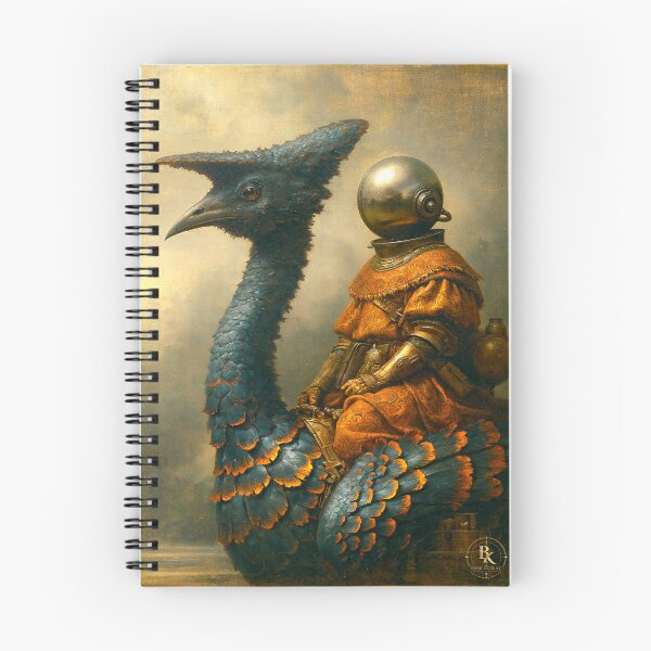 Item preview, Surreal Fantasy Bird Rider | Vintage Oil Painting Style Concept Art designed and sold by BERKKIZILAY.