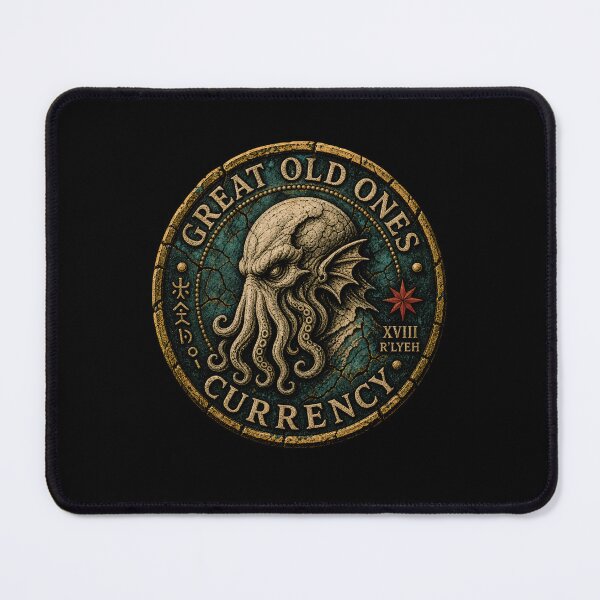 Item preview, Great Old Ones Currency XVIII Rlyeh Ancient Cthulhu Coin designed and sold by Fenay Designs.