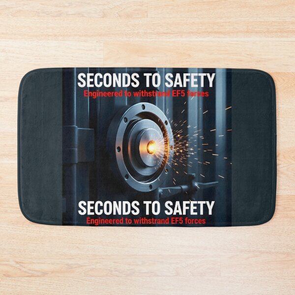 Item preview, EF5 Tornado Shelter Locking Mechanism: Heavy-Duty Industrial Steel Door Security designed and sold by Creative-RE.