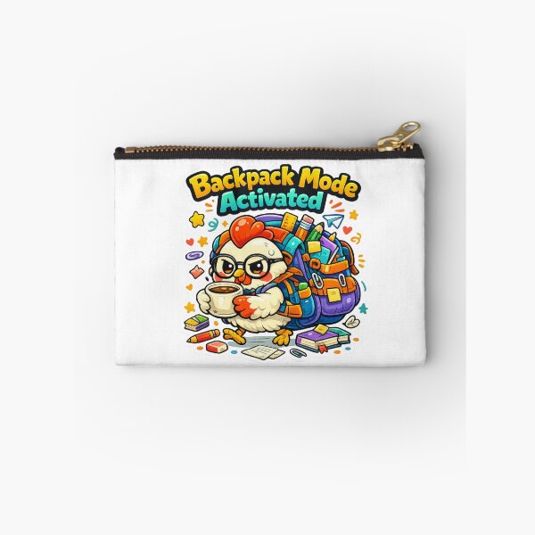 Item preview, Backpack Chicken School Vibes designed and sold by Chill Chicken Studio.