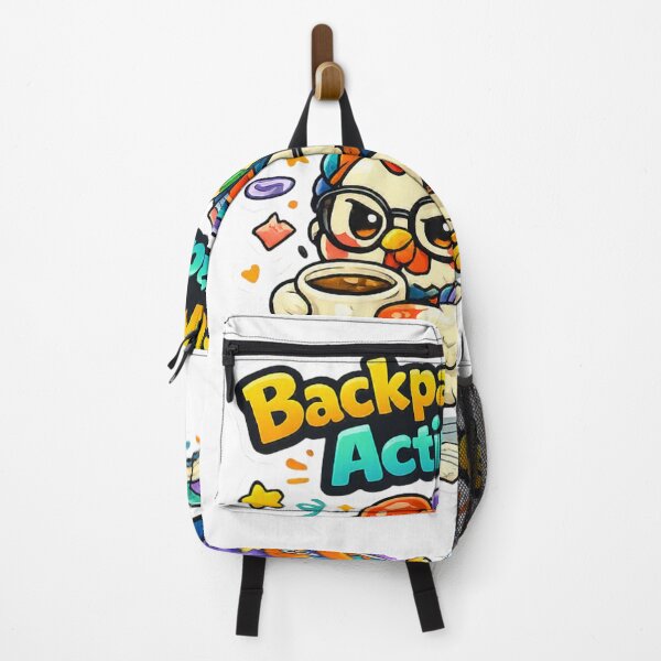 Item preview, Backpack Chicken School Vibes designed and sold by Chill Chicken Studio.