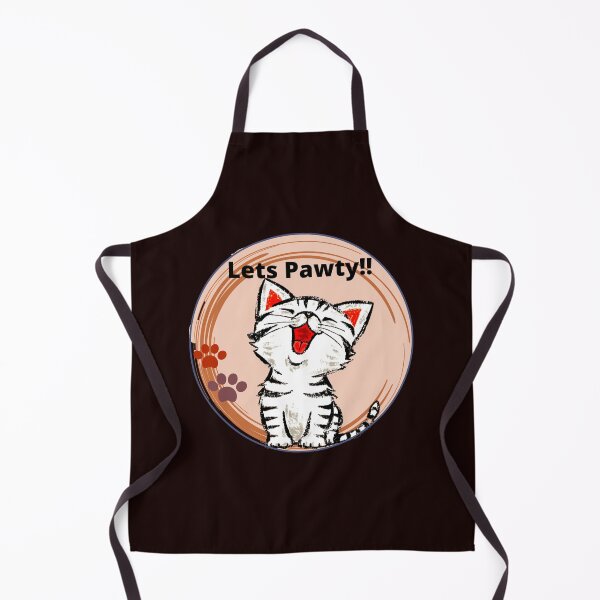Item preview, Let's Pawty Funny Cat Pun Party Kitten Cute Cat Lover Gift designed and sold by SHREE ART STUDIO.