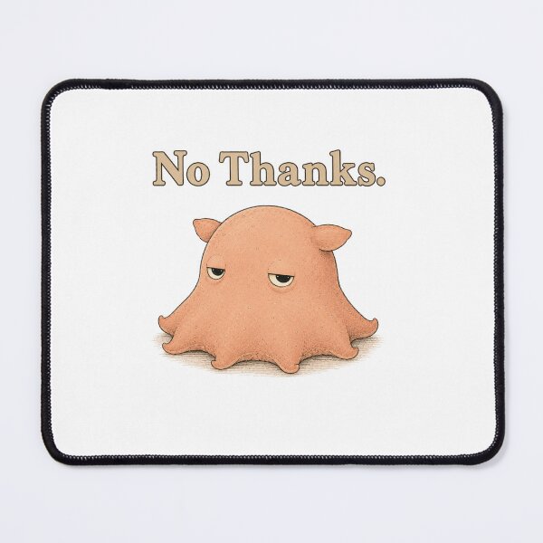 Item preview, No Thanks Dumbo Octopus | Cute Deep Sea Animal Funny Introvert Design designed and sold by Little Moments Co..