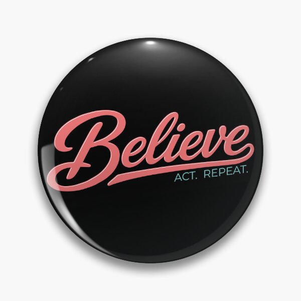 Item preview, Believe Act Repeat – Motivational Quote designed and sold by Verse & Vibes.