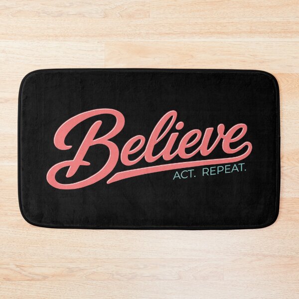 Item preview, Believe Act Repeat – Motivational Quote designed and sold by Verse & Vibes.