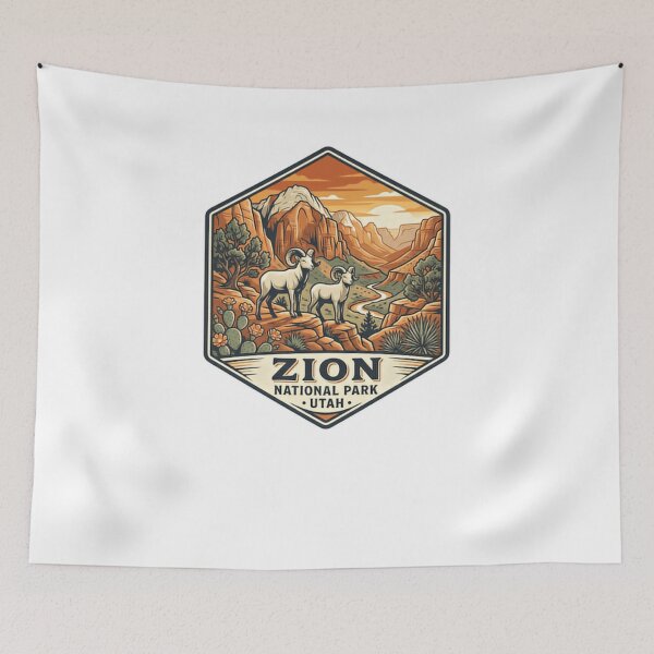 Item preview, Zion National Park Utah National Parks Travel Souvenir designed and sold by Simsimah26Parks.