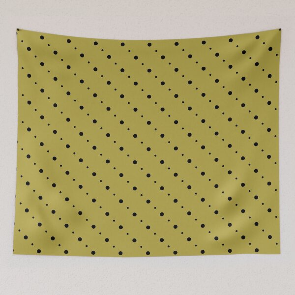 Item preview, Brass & black diagonal polka dot designed and sold by Mint + Midnight.