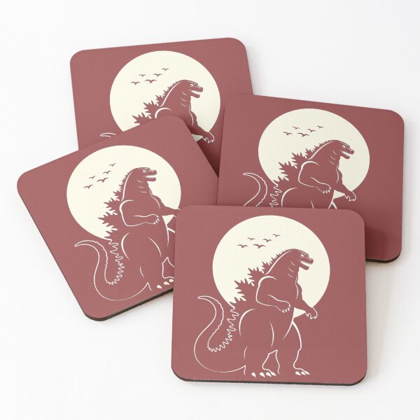 Item preview, Dino Moon Silhouette | Minimalist Japandi Wall Art designed and sold by Syrupulse.
