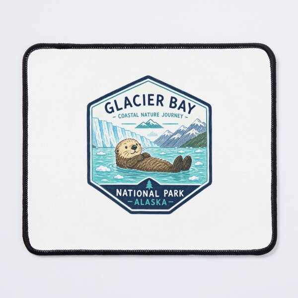Item preview, Glacier Bay Coastal Nature Journey National Park Alaska Sea Otter Wildlife Travel designed and sold by Simsimah26Parks.