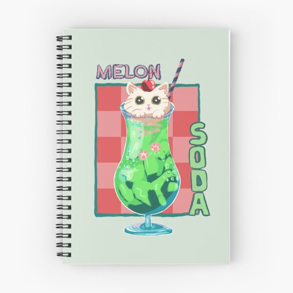 Item preview, Cat loves Melon Soda designed and sold by ellieoxenfree.