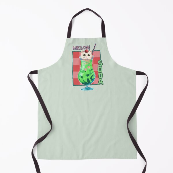 Item preview, Cat loves Melon Soda designed and sold by ellieoxenfree.