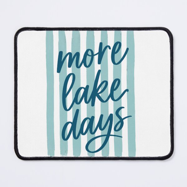 Item preview, More Lake Days Summer Boat Water Vacation Art designed and sold by VGAfanatic.