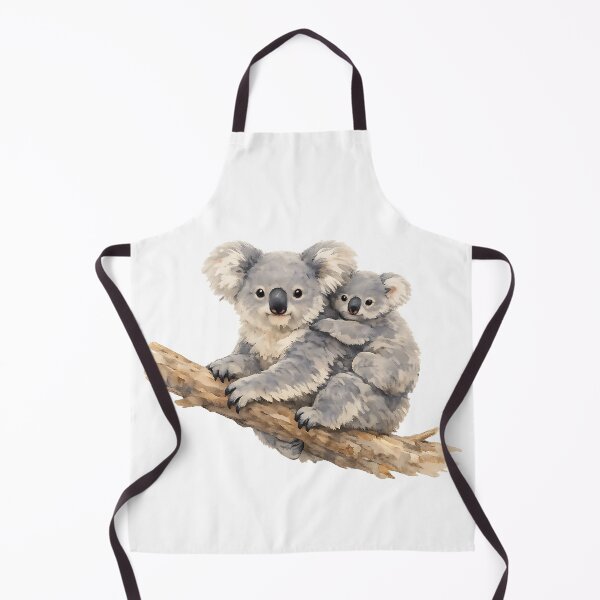Item preview, Koala Carrying a Joey — Watercolour Illustration designed and sold by Jaruart.