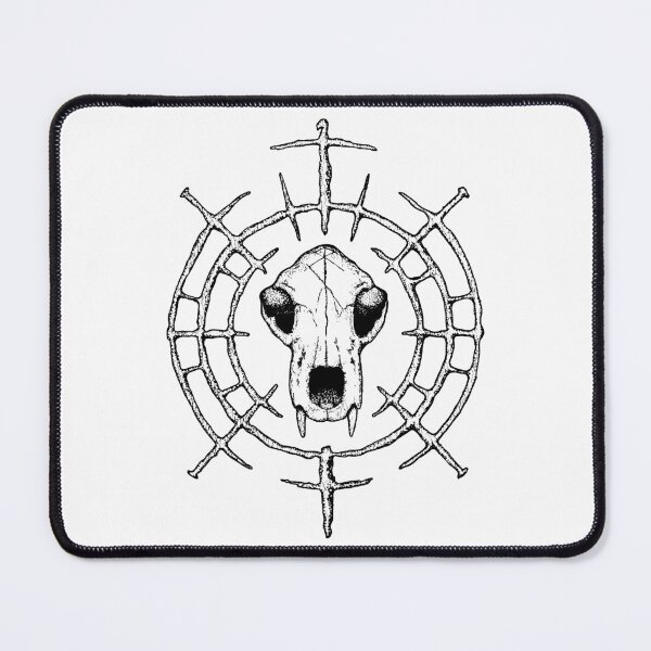 Item preview, Berserker Sigil – Pagan Bear Skull Ink Drawing designed and sold by surmind.