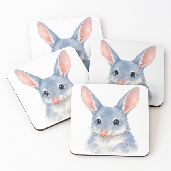 Item preview, Greater Bilby Portrait — Watercolour designed and sold by Jaruart.
