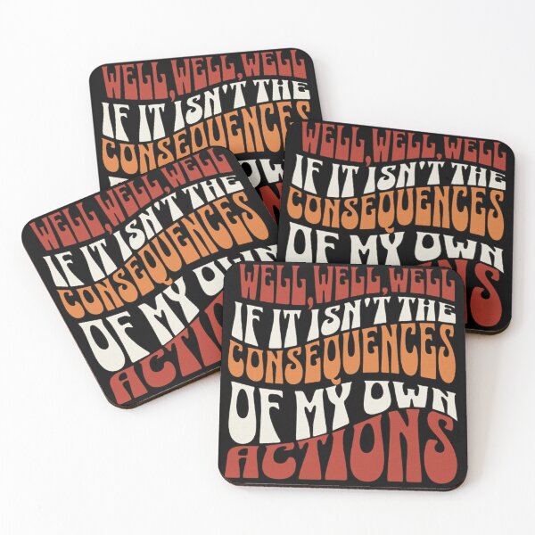 Item preview, Well Well Well Consequences Retro Groovy Design designed and sold by DjFreeq.
