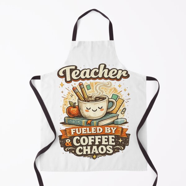 Item preview, Teacher Fueled by Coffee & Chaos - Teacher Gift designed and sold by MKarts96.