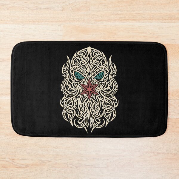 Item preview, Cthulhu Symmetrical Tribal Tattoo Chaos Star Line Art designed and sold by Fenay Designs.
