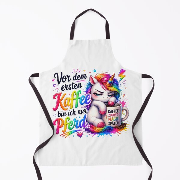 Item preview, Before My First Coffee I’m Just a Horse Unicorn designed and sold by Tinosshop.