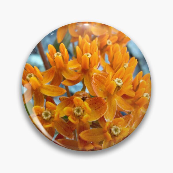 Item preview, Fiery Little Orange Flowers designed and sold by Betsy Phillips.