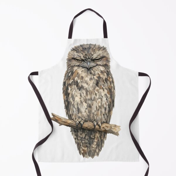 Item preview, Tawny Frogmouth on a Branch — Watercolour designed and sold by Jaruart.