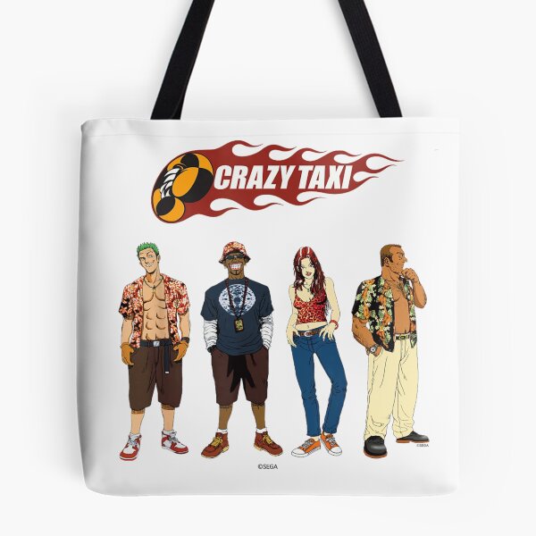 Item preview, Retro Crazy Taxi Arcade Video Game Character Group Classic Vintage Gaming Design designed and sold by EvandSolis.