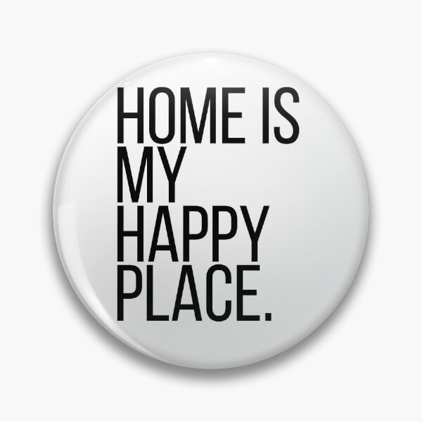 Item preview, Home Is My Happy Place | Funny Introvert Shirt | Minimalist Homebody Typography Tee designed and sold by OveloStudios.