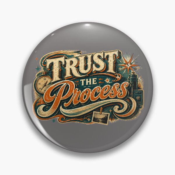 Item preview, Trust The Process Film Photography Typography designed and sold by Golden Era Studio.