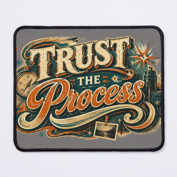 Item preview, Trust The Process Film Photography Typography designed and sold by Golden Era Studio.