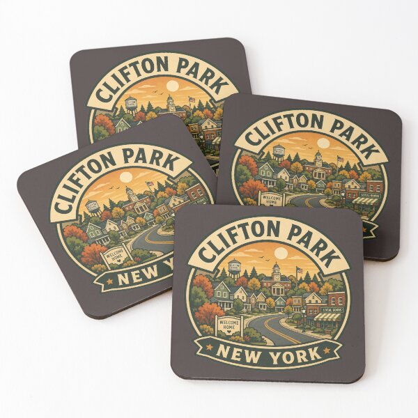 Item preview, Clifton Park New York Vintage Hometown Travel Badge designed and sold by American Travels.