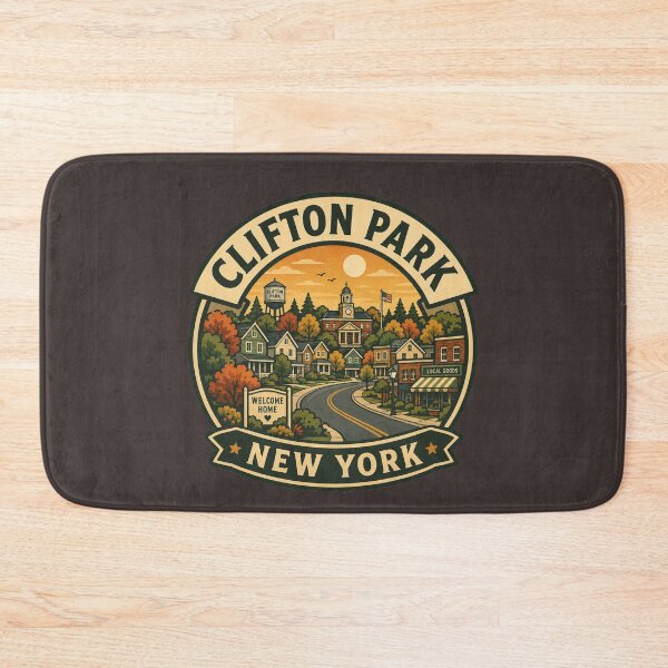 Item preview, Clifton Park New York Vintage Hometown Travel Badge designed and sold by American Travels.