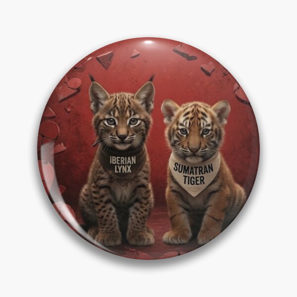 Item preview, Save Us Iberian Lynx and Sumatran Tiger Cubs designed and sold by Pioneer Spirit Market.