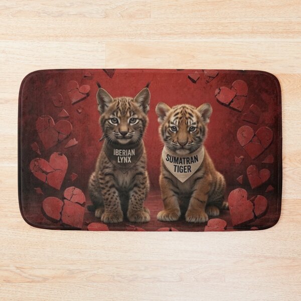 Item preview, Save Us Iberian Lynx and Sumatran Tiger Cubs designed and sold by Pioneer Spirit Market.