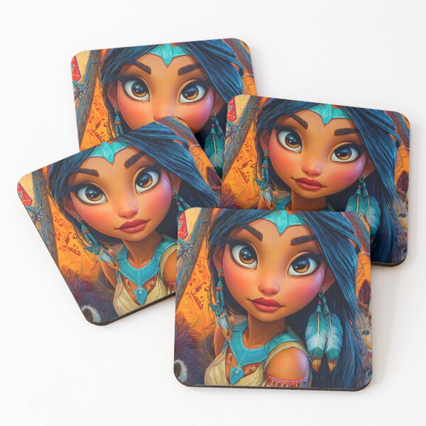 Item preview, Portrait of a Native American Girl in Nature designed and sold by Artessie.