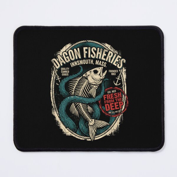 Item preview, Dagon Fisheries Innsmouth Fresh From The Deep Sea Monster designed and sold by Fenay Designs.