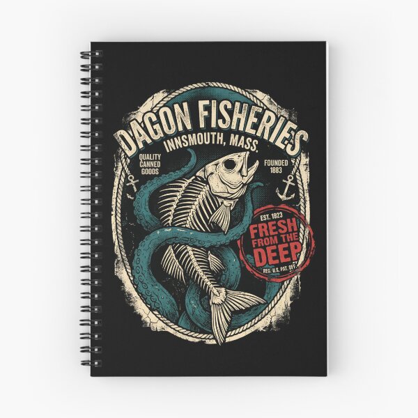 Item preview, Dagon Fisheries Innsmouth Fresh From The Deep Sea Monster designed and sold by Fenay Designs.