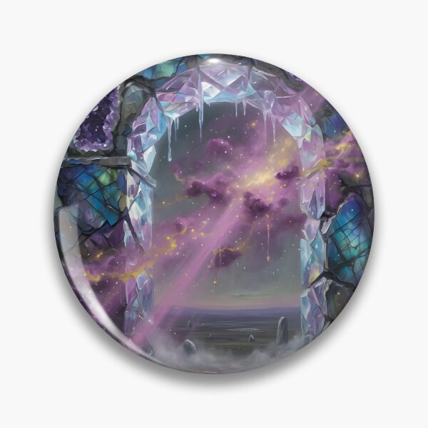 Item preview, Crystal Galaxy Portal | Cosmic Fantasy Gateway designed and sold by DreamyWallVibes.