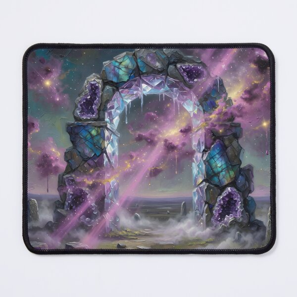 Item preview, Crystal Galaxy Portal | Cosmic Fantasy Gateway designed and sold by DreamyWallVibes.