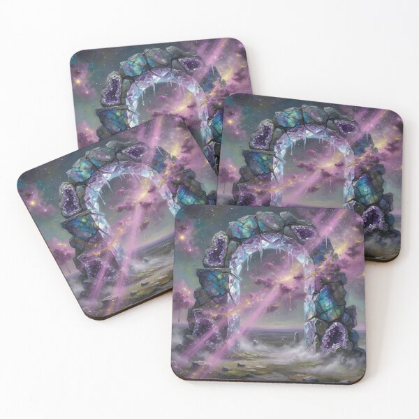 Item preview, Crystal Galaxy Portal | Cosmic Fantasy Gateway designed and sold by DreamyWallVibes.