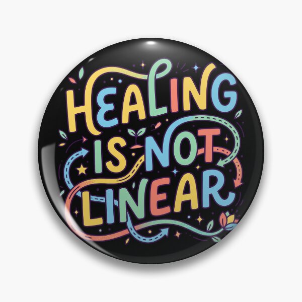 Item preview, Healing is Not Linear designed and sold by The Quiet Canvas By Jacky.