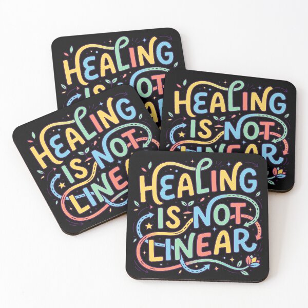 Item preview, Healing is Not Linear  designed and sold by The Quiet Canvas By Jacky.