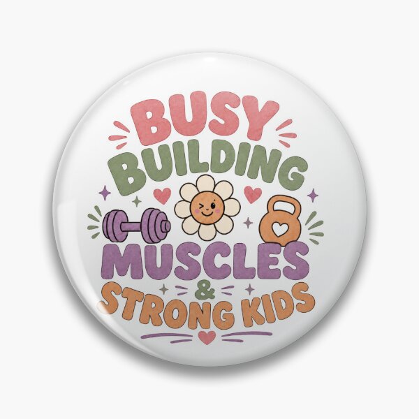 Item preview, Building muscles & strong kids designed and sold by NinaBabyWorkout.