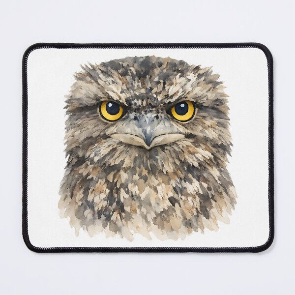 Item preview, Tawny Frogmouth Portrait — Watercolour Illustration designed and sold by Jaruart.