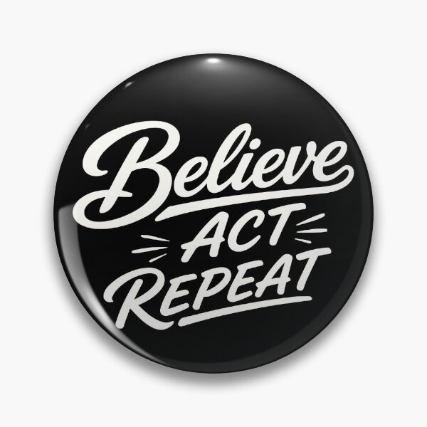 Item preview, Believe Act Repeat – Positive Mindset designed and sold by Verse & Vibes.