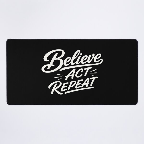 Item preview, Believe Act Repeat – Positive Mindset designed and sold by Verse & Vibes.