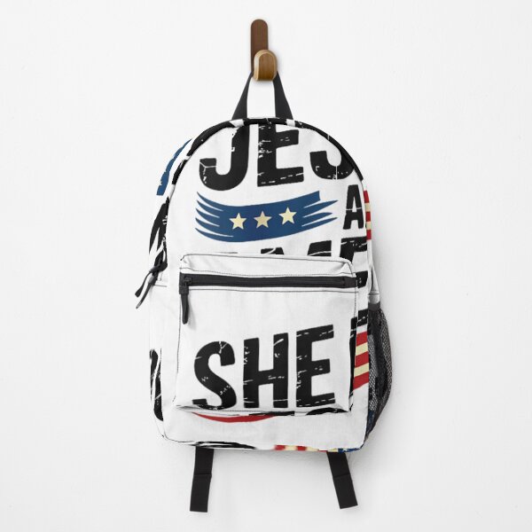 Item preview, She Loves Jesus And America Too Southern Patriotic American Flag Country Art designed and sold by EvandSolis.